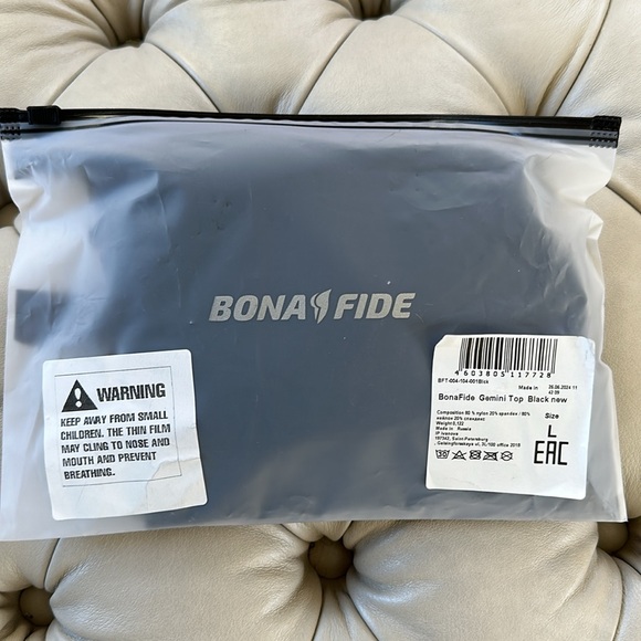 🔥NWT BonaFide Gemini Top Black Size L🔥 - Picture 10 of 14